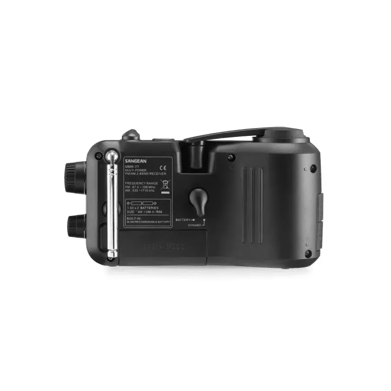 Tragbares Radio Sangean MMR-77 Analog AM FM Schwarz 3,5 mm Kopfhörer