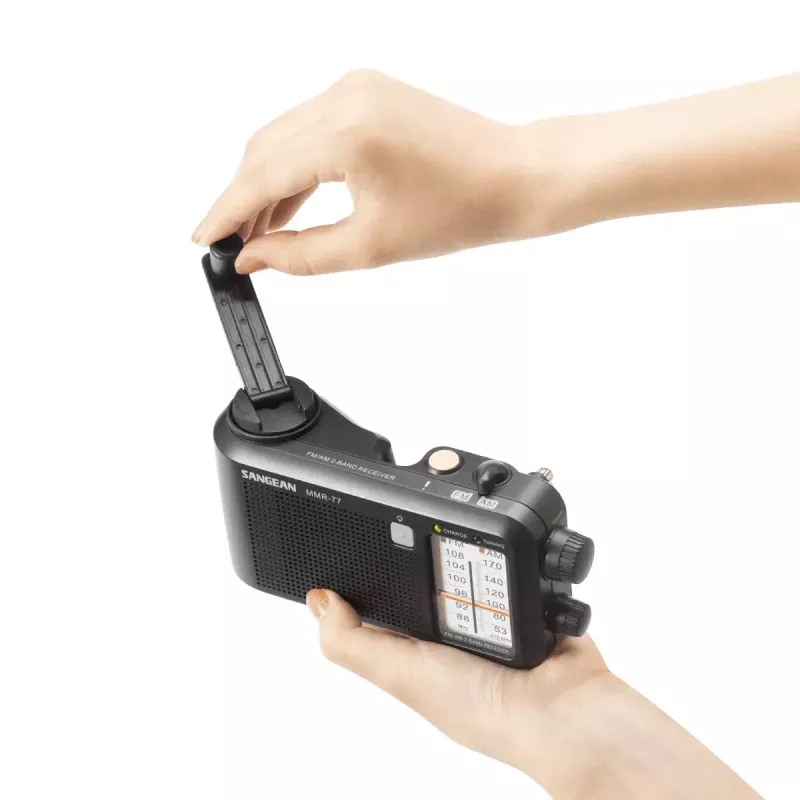 Tragbares Radio Sangean MMR-77 Analog AM FM Schwarz 3,5 mm Kopfhörer