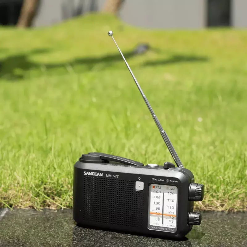 Tragbares Radio Sangean MMR-77 Analog AM FM Schwarz 3,5 mm Kopfhörer