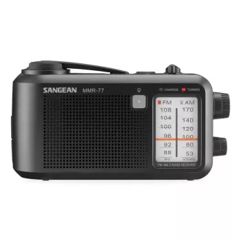 Tragbares Radio Sangean MMR-77 Analog AM FM Schwarz 3,5 mm Kopfhörer
