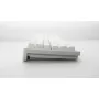 Mechanische Gaming-Tastatur Ducky Zero 6108 Pure White mit MX Blue Schaltern, US-Layout, kabellos