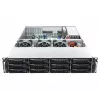 Server-Barebone ASRock 2U12L2S-SIENA (2U) — AMD SoC, Socket SP6, 12×3,5 Zoll + 2×2,5 Zoll Einschübe, 800W Netzteil, DDR5 bis zu 96GB