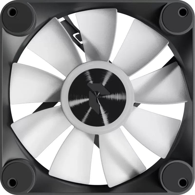 Gehäuselüfter APNX FP1-R 120 mm, schwarz, umgekehrter Luftstrom, 3er-Pack