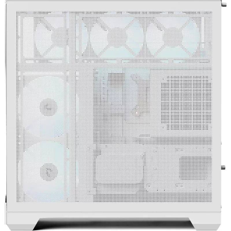 Tower-PC-Gehäuse APNX V2-F-WT-v1, weiß, mit drei Tempered-Glass-Panels