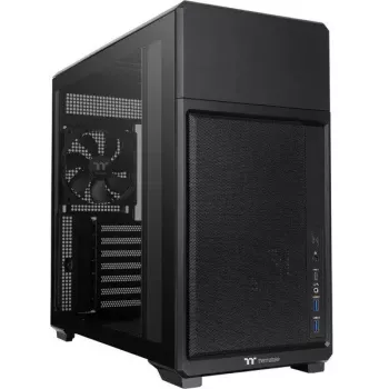 Computergehäuse THERMALTAKE TR300 TG mit Seitenfenster aus gehärtetem Glas, Mid-Tower ATX