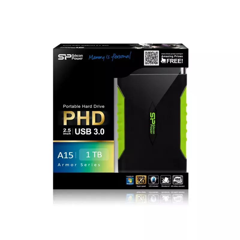 Externe Festplatte Silicon Power 1TB 3.2 Gen 1 Armor A15