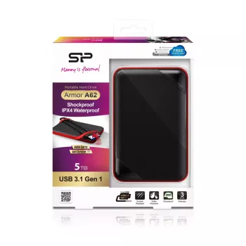 Externe Festplatte Silicon Power 5 TB USB 3.2 Armor A62