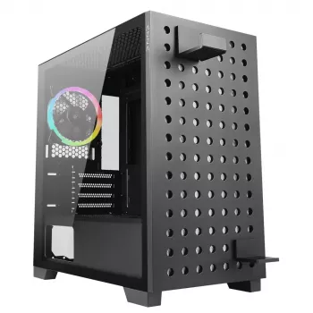 PC-Gehäuse Azza Elise Tower Schwarz, Tower, Schwarz