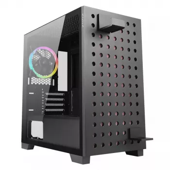 PC-Gehäuse Azza Elise Tower Schwarz, Tower, Schwarz
