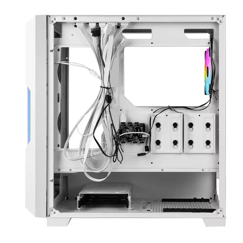 PC-Gehäuse Azza Guardian Glass Midi Tower Weiß
