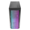 PC-Gehäuse AZZA Guardian Glass Midi Tower – Schwarz, ATX/Micro‑ATX/ITX/EATX, unterstützt 3,5 Zoll×2 / 2,5 Zoll×4, vordere 120/140 mm Lüfter