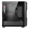 PC-Gehäuse AZZA Guardian Glass Midi Tower – Schwarz, ATX/Micro‑ATX/ITX/EATX, unterstützt 3,5 Zoll×2 / 2,5 Zoll×4, vordere 120/140 mm Lüfter
