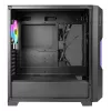PC-Gehäuse AZZA Guardian Glass Midi Tower – Schwarz, ATX/Micro‑ATX/ITX/EATX, unterstützt 3,5 Zoll×2 / 2,5 Zoll×4, vordere 120/140 mm Lüfter