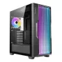 PC-Gehäuse AZZA Guardian Glass Midi Tower – Schwarz, ATX/Micro‑ATX/ITX/EATX, unterstützt 3,5 Zoll×2 / 2,5 Zoll×4, vordere 120/140 mm Lüfter
