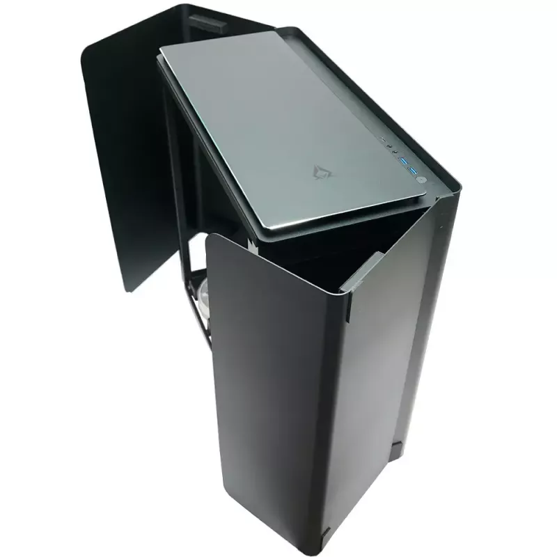 PC-Gehäuse Azza Cast Midi Tower Schwarz