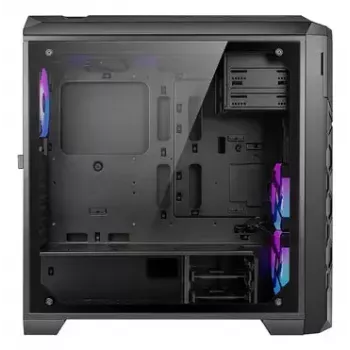 PC-Gehäuse AZZA STORM ARGB Full Tower – Schwarz, ATX/Micro-ATX/EATX-Unterstützung, ARGB-Lüfter vorinstalliert
