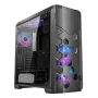 PC-Gehäuse AZZA STORM ARGB Full Tower – Schwarz, ATX/Micro-ATX/EATX-Unterstützung, ARGB-Lüfter vorinstalliert