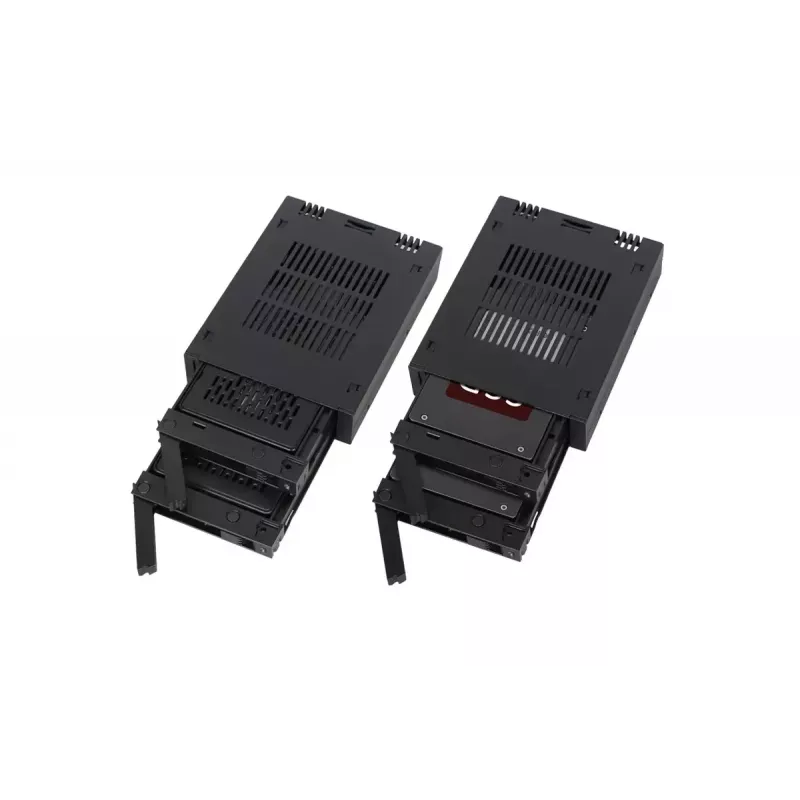 HDD Cage Icy Dock MB742TP-B Universal Kunststoff 134mm Breite
