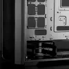 PC-Midi-Tower-Gehäuse RAIJINTEK Ponos MS — Schwarz, unterstützt 120/140-mm-Frontlüfter, 1× 120 mm hinten, HDD 3,5 Zoll, SSD 2,5 Zoll, 210×442×485 mm