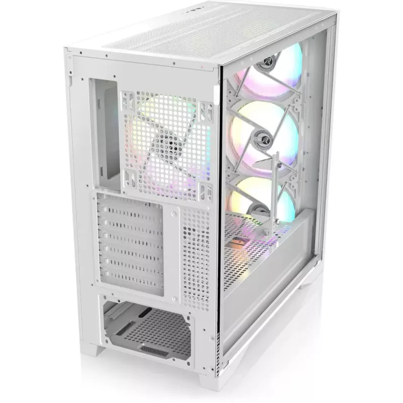 Tower-PC-Gehäuse RAIJINTEK AGOS MAX-MS4 Weiß mit Temperglas