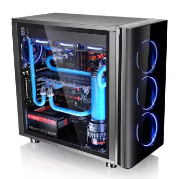 PC-Gehäuse Thermaltake View 31 TG Midi Tower Schwarz