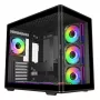 PC-Gehäuse Cooler Master Elite 600 Midi Tower Schwarz mit gehärtetem Glas, unterstützt ATX/Micro-ITX, 3x120-mm-Seitenlüfter + 1x120-mm-Rücklüfter, 2x3,5-Zoll + 2x2,5-Zoll-Einschübe