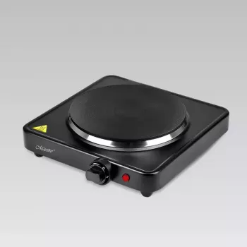 Tisch-Kochplatte mit geschlossener Platte Maestro MR-772-1, 1 Zone, Schwarz, 1500 W, Drehregler