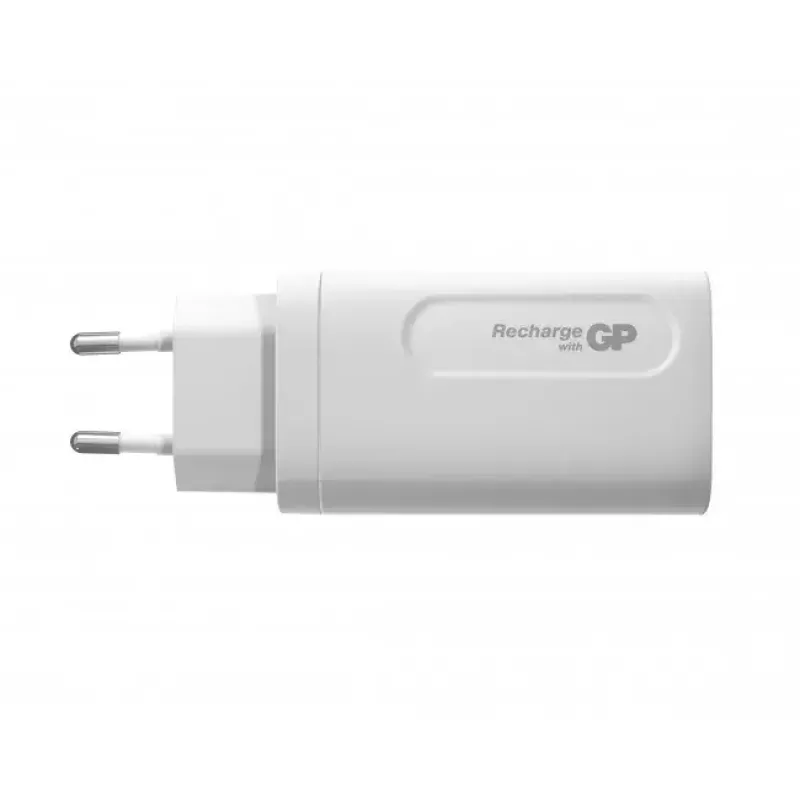 AC-Ladegerät GP Batterien GaN PD 65W USB-C Überspannungsschutz