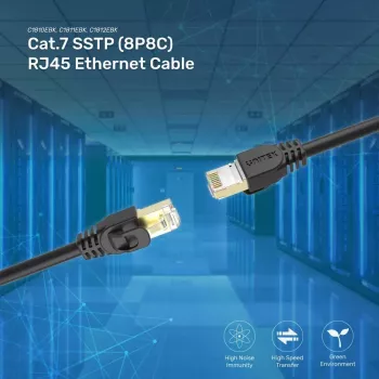Netzwerkkabel UNITEK C1815EBK RJ-45 RJ-45 20 m Schwarz