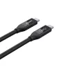 USB4 Gen 2x2 USB-C-Kabel Unitek C14100BK-0.8M — 0,8 m, USB-C auf USB-C, 40 Gbit/s, schwarz