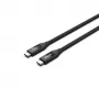 USB4 Gen 2x2 USB-C-Kabel Unitek C14100BK-0.8M — 0,8 m, USB-C auf USB-C, 40 Gbit/s, schwarz