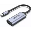 USB-C auf HDMI Adapter Unitek V1416B, grau, Einzelport-Videoausgabe