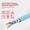 Netzwerkkabel UNITEK C18122BL RJ45 Cat7 305m Blau