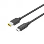 Stromkabel UNITEK C14115BK-1.8M USB-C DC 1,8 m 20 V 3,25 A