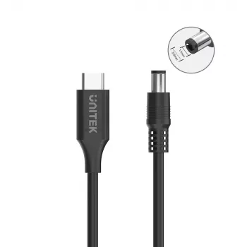 Stromkabel UNITEK C14119BK-1.8M 1.8m USB C DC 20V 3.25A
