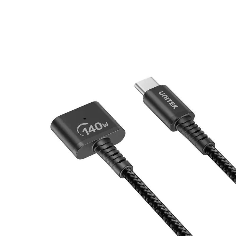 Stromkabel UNITEK C14121BK-1M Schwarz MagSafe 3 USB C 1m 28V 5A