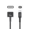 Stromkabel UNITEK C14121BK-1M Schwarz MagSafe 3 USB C 1m 28V 5A