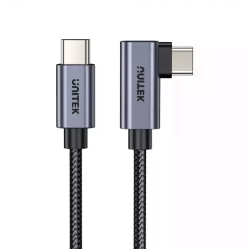 USB-Kabel UNITEK C14123BK-1M 1m USB 2.0 Schwarz Grau