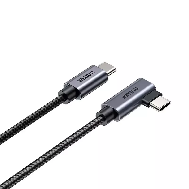 USB-Kabel UNITEK C14123BK-3M USB 2.0 USB C 3m Schwarz Grau