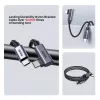 USB-Kabel UNITEK C14123BK-3M USB 2.0 USB C 3m Schwarz Grau