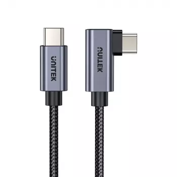 USB-Kabel UNITEK C14123BK-3M USB 2.0 USB C 3m Schwarz Grau