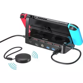 Dockingstation Unitek für Nintendo Switch mit PD 100W, HDMI 4K Ausgang, RJ-45 Ethernet und SD-Kartenleser