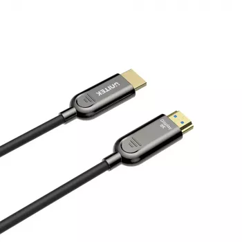 HDMI-Kabel UNITEK C11085GY01-40M 40 m 2.1 48 Gbit/s Schwarz