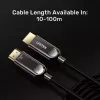HDMI-Kabel UNITEK C11085GY01-40M 40 m 2.1 48 Gbit/s Schwarz