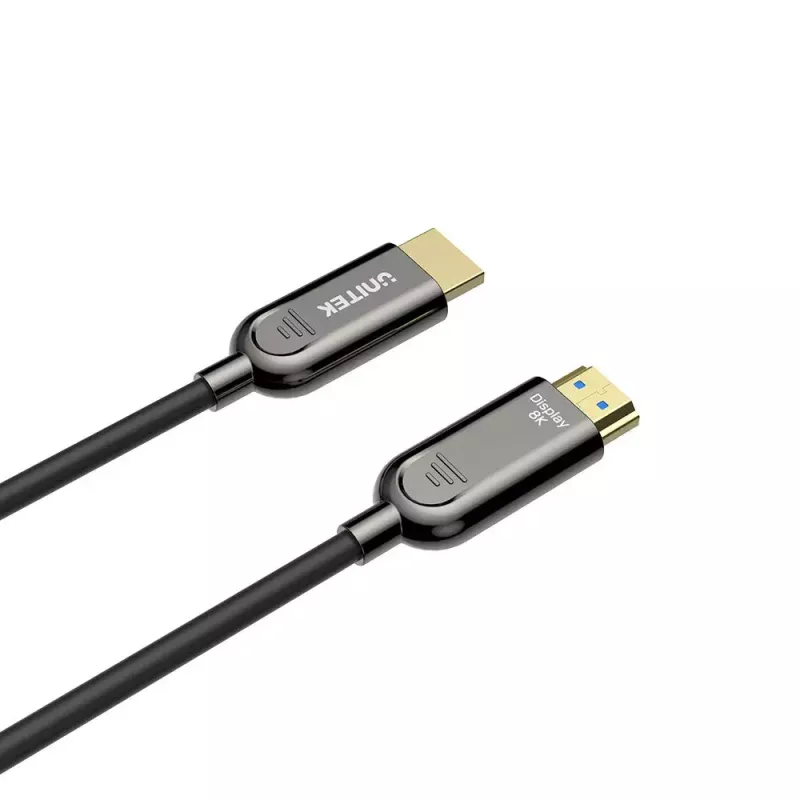 HDMI-Kabel UNITEK C11085GY01-80M 80m 2.1 48 Gbit/s Schwarz