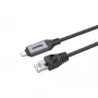 Netzwerkkabel UNITEK C18148AGY01-5M RJ45 Cat6 5m Schwarz