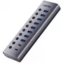 USB-Hub Unitek H1315B01-EU – 10-Port 5 Gbit/s mit einzeln schaltbaren Ports