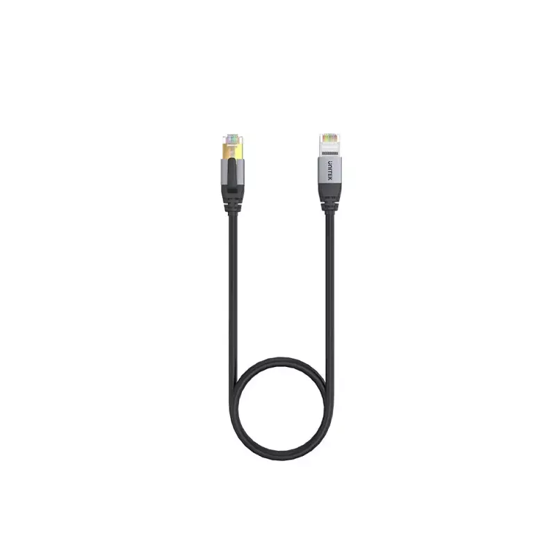 Netzwerkkabel UNITEK C18149AGY03-5M RJ-45 Cat8 5m Schwarz
