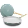 Bratpfanne GreenPan Padova Rund 280 mm, blau, 2er-Set
