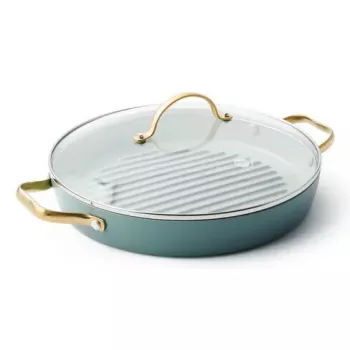 Sautierpfanne GreenPan Padova rund, 280 mm Durchmesser, blau, 2,73 kg